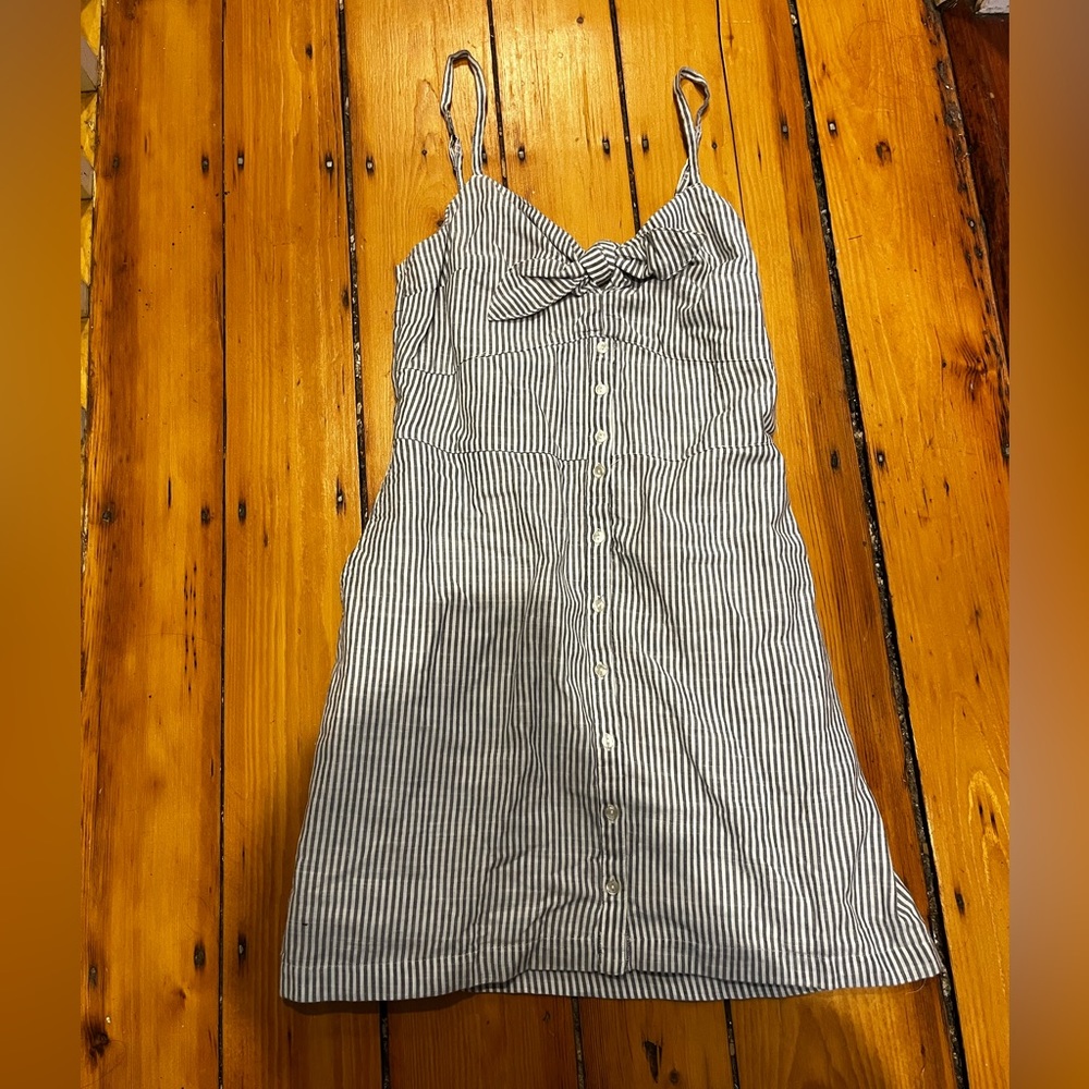 Abercrombie & Fitch Mini Seersucker Dress - Small